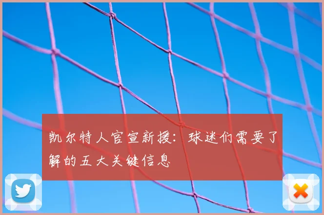 凯尔特人官宣新援：球迷们需要了解的五大关键信息